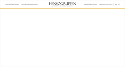 Desktop Screenshot of henso.dk